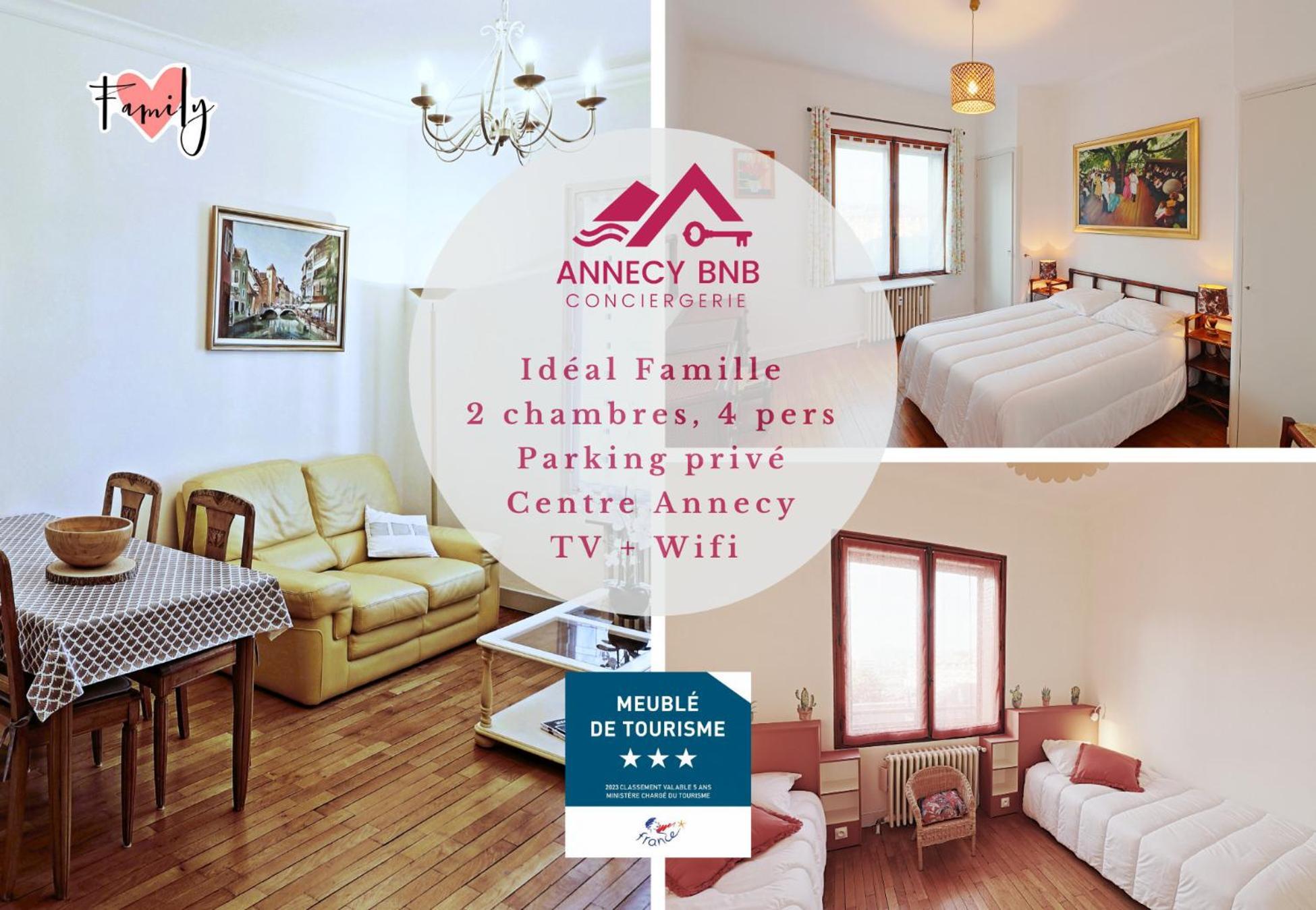 Le Family Lodge 2 Chambres 4 Personnes Classe 3 Etoiles 阿讷西 外观 照片